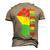 Juneteenth Independence Day 2022 Idea Men's 3D T-Shirt Back Print Khaki