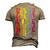 Kindness Equality Love Lgbtq Rainbow Flag Gay Pride Month Men's 3D T-Shirt Back Print Khaki