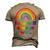 Love Will Always Win Pride Rainbow Kid Child Lgbt Quote Fun Men's 3D T-shirt Back Print Khaki