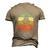 Master Of The Campfire Dad Camping Camping Dad Men's 3D Print Graphic Crewneck Short Sleeve T-shirt Khaki