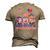 Merica Gnomes Happy 4Th Of July Us Flag Independence Day Men's 3D T-shirt Back Print Khaki