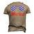 Merica Patriotic American Flag Pride Fourth Of July T V2 Men's 3D T-shirt Back Print Khaki