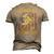 Motorcycle Let Dirt Fly And Freedom Ring Independence Day Men's 3D T-Shirt Back Print Khaki