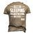 Mens Im Not Sleeping Im Just Resting My Eyes Dad Fathers Day Men's 3D T-shirt Back Print Khaki