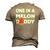 Mens One In A Melon Daddy Watermelon Dad Fathers Day Men's 3D T-Shirt Back Print Khaki