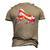 Patriotic Unicorn Memorial Day And 4Th Of July Men's 3D T-Shirt Back Print Khaki