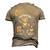 Pembroke Welsh Corgi Untoasted Toasted Burnt Dog Lovers V2 Men's 3D Print Graphic Crewneck Short Sleeve T-shirt Khaki