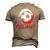 Poland Polish Soccer Jersey I Flag Football Men's 3D T-Shirt Back Print Khaki