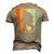 Retro Camping I Hate People Men's 3D Print Graphic Crewneck Short Sleeve T-shirt Khaki