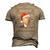 Santa Joe Biden Merry 4Th Of July Ugly Christmas Men's 3D T-Shirt Back Print Khaki