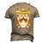 Sombrero Dog I Cinco De Mayo Havanese V2 Men's 3D Print Graphic Crewneck Short Sleeve T-shirt Khaki