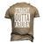 Straight Outta Aruba Great Travel & Idea Men's 3D T-Shirt Back Print Khaki