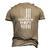 Taxation Is Theft American Flag 4Th Of July Men's 3D T-Shirt Back Print Khaki