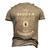 Team Bedoya Lifetime Member V8 Men's 3D T-shirt Back Print Khaki