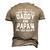 I Have Two Titles Daddy And Papaw I Rock Them Both Men's 3D T-Shirt Back Print Khaki