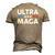 Ultra Maga Patriotic Trump Republicans Conservatives Apparel Men's 3D T-Shirt Back Print Khaki