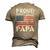 Us Coast Guard Uscg American Flag Coast Guard Papa Men's 3D T-Shirt Back Print Khaki