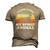 Utahraptor Dinosaur Spirit Animal Paleontologist Men's 3D T-Shirt Back Print Khaki