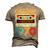Vintage 1970 Awesome 52 Years Old Retro 52Nd Birthday Bday Men's 3D T-shirt Back Print Khaki