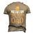 You Are The Most Awesome Dad Fathers Day Gift Men's 3D Print Graphic Crewneck Short Sleeve T-shirt Khaki