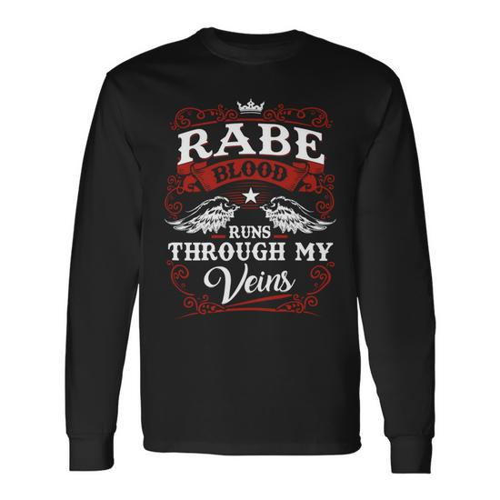 Rabe Name Shirt Rabe Name Monsterry - T-Shirt Sleeve Long