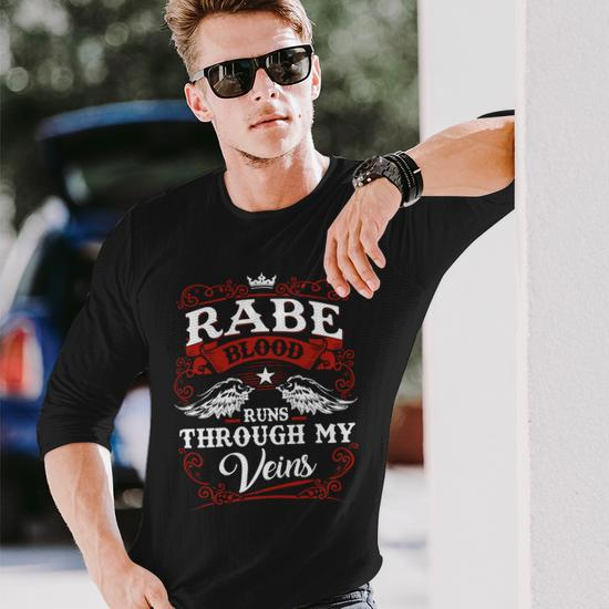 Rabe Name Name Shirt Rabe DE - T-Shirt Monsterry Sleeve Long