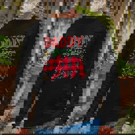 Red Plaid Daddy Bear Matching Buffalo Pajama T-Shirt T-Shirt Red Plaid Daddy Bear Matching Buffalo Pajama T-Shirt T-Shirt