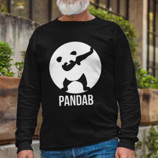 Pandab Dabbing Panda Long Sleeve T Shirt T Shirt Mazezy DE