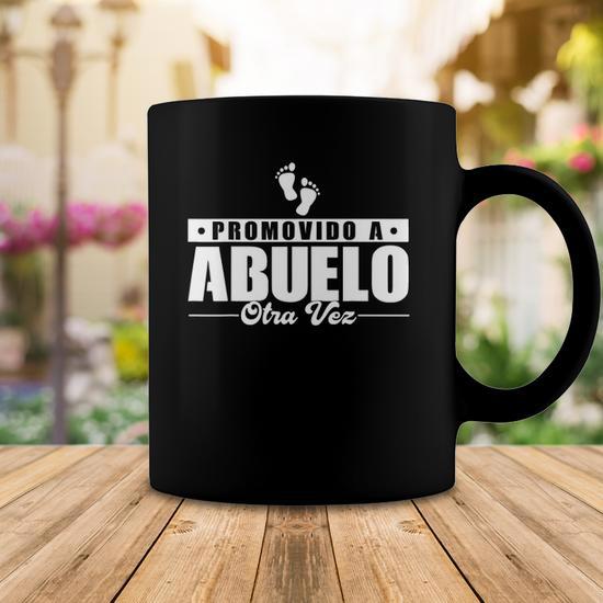 Promovido A Abuelo Otra Vez Abuelo Announcement Seras Abuelo Coffee Mug |  Mazezy
