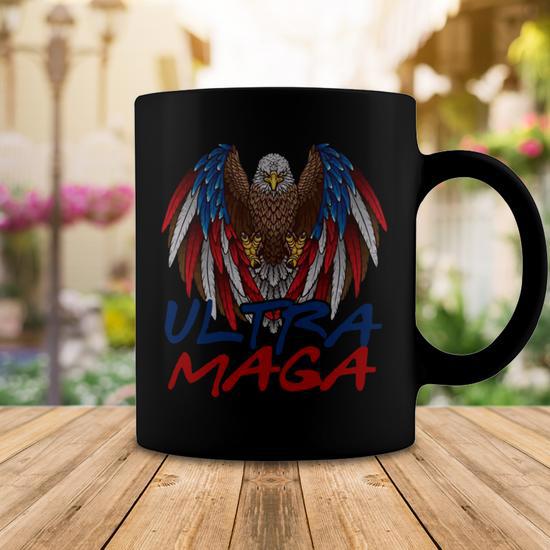 Ultra Maga Eagle Make America Great Aga Coffee Mug - Monsterry