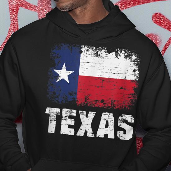 Texas Flag Patriotic South Austin US Gift Texas Hoodie - Side View