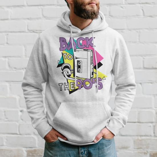 Back To The 90S Outfit Retro Party Hoodie Thegiftio UK