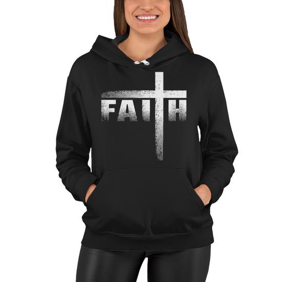 Have Faith Womens Hoodies