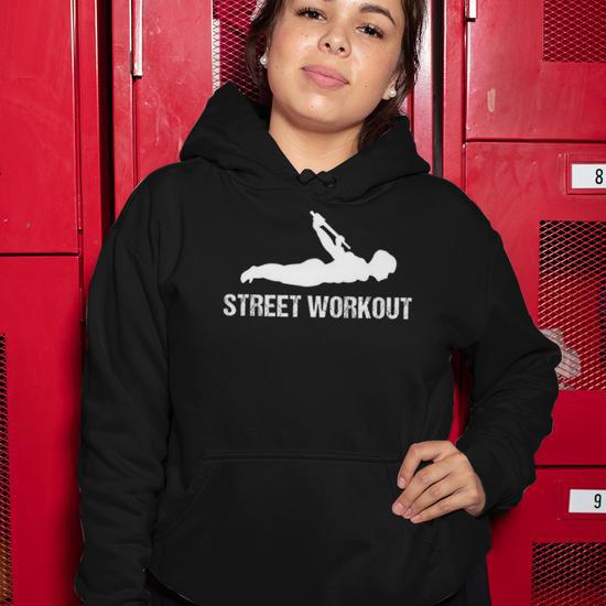 Calisthenics Street Workout Back Lever Women Hoodie Mazezy