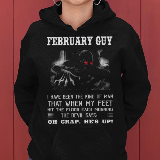 February guy hoodie best sale