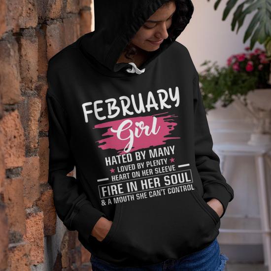 February girl hoodie sale