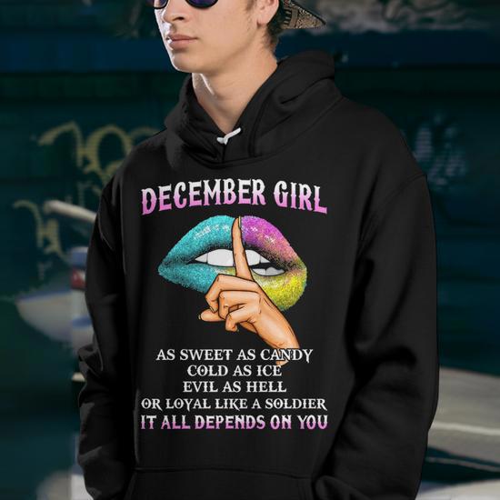 December girl hoodie best sale