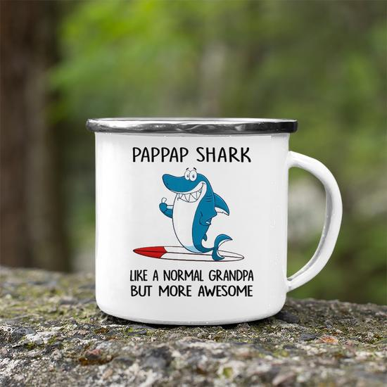 Pappap Grandpa Gift Pappap Shark Like A Normal Grandpa But More