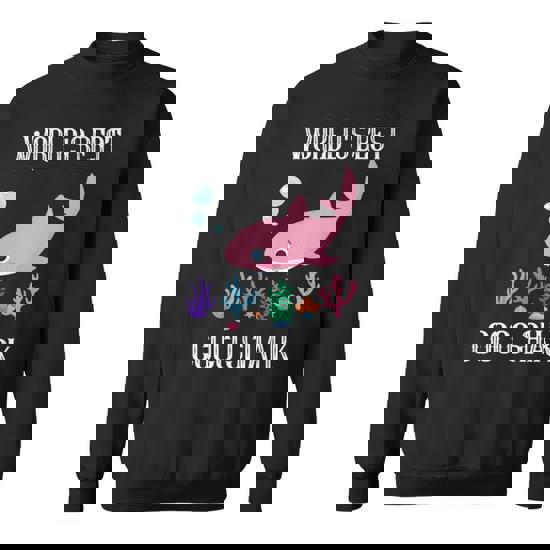 Coco Grandma Gift Worlds Best Coco Shark Sweatshirt Seseable UK