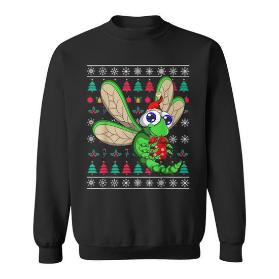 Dragonfly christmas sweatshirt sale