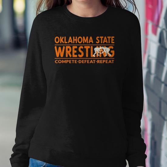 Oklahoma state hot sale wrestling sweatshirt