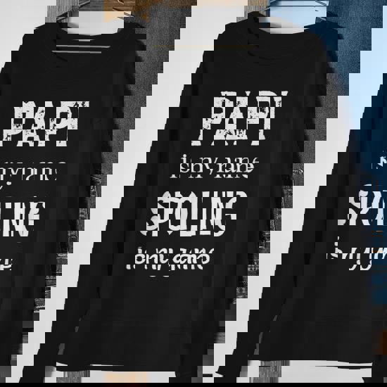 Mens Papi Is My Name French Spanish Latin Grandpa Grandfather