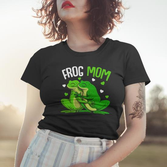 Frog Mom Women Girls Frog Lover Gift Women T-shirt