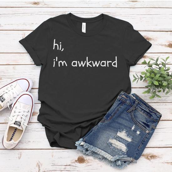 T-shirt Humour Anti-social Introverti - Couleur Noir Taille M - Coton - Marque Silver Lake