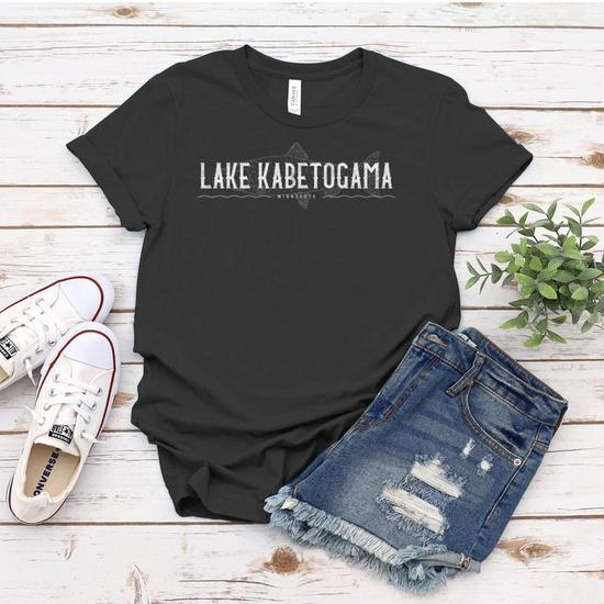 Lake Kabetogama Minnesota Fish Lover Gift Women T-shirt
