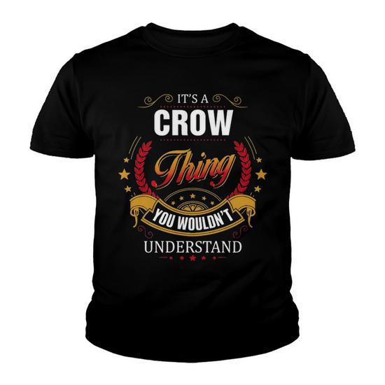 crow dress shirt Crow Shirt Family Crest Crow T Shirt Crow Clothing Crow Tshirt Crow Tshirt Gifts For The Crow Youth T-shirt