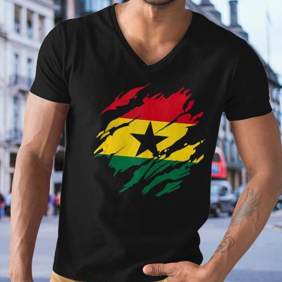 Big and Tall Mens Shirts Short Sleeve 3D Printed Ghana