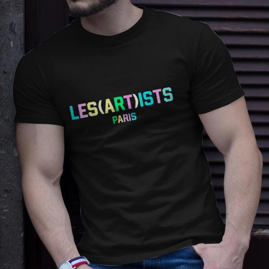 Les Art Ists Paris 2022 Colorful Unisex T-Shirt | Mazezy