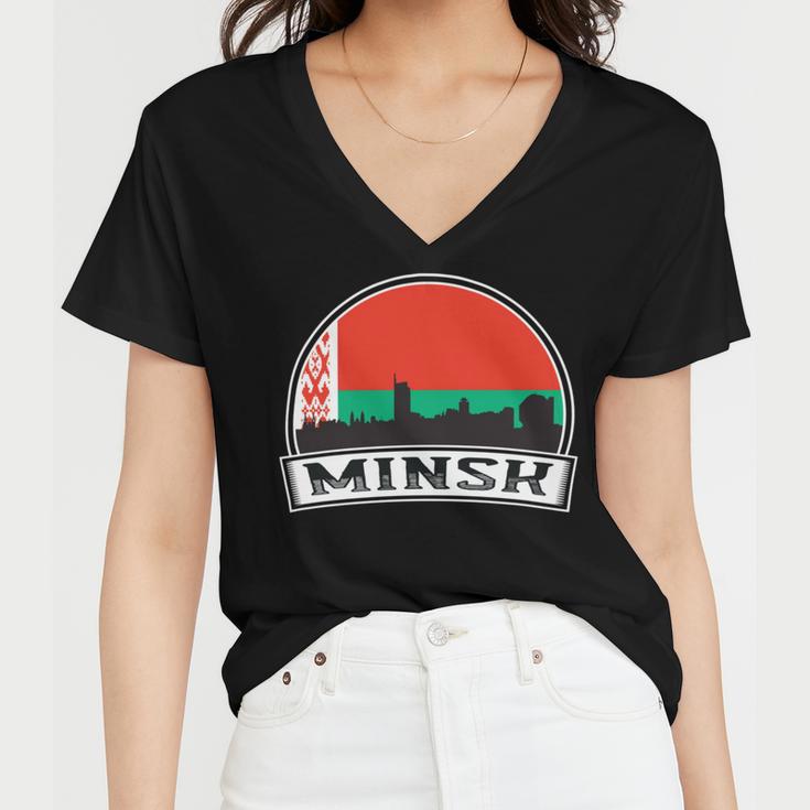 Minsk 754 Trending Shirt Women V-Neck T-Shirt