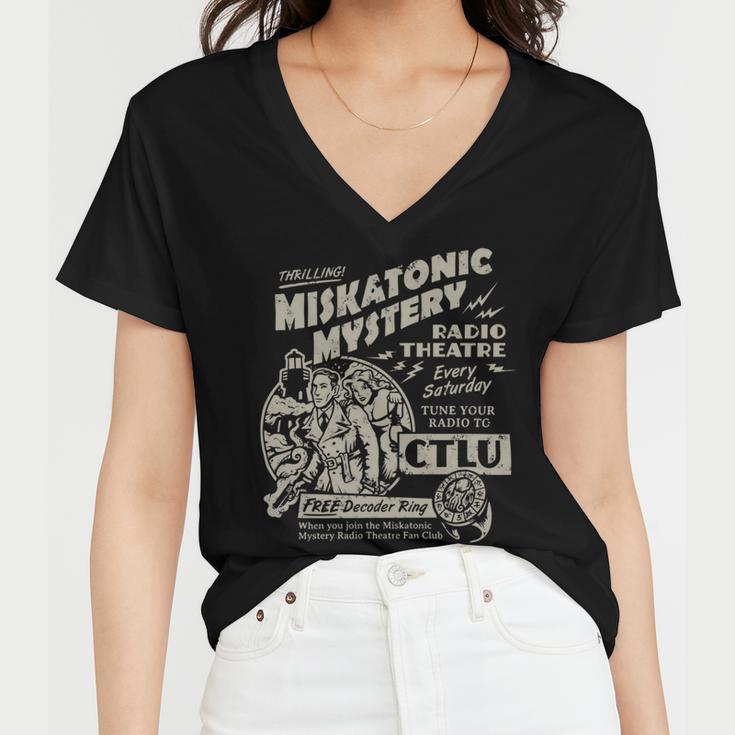 Miskatonic Mystery Radio Theatre 145 Trending Shirt Women V-Neck T-Shirt